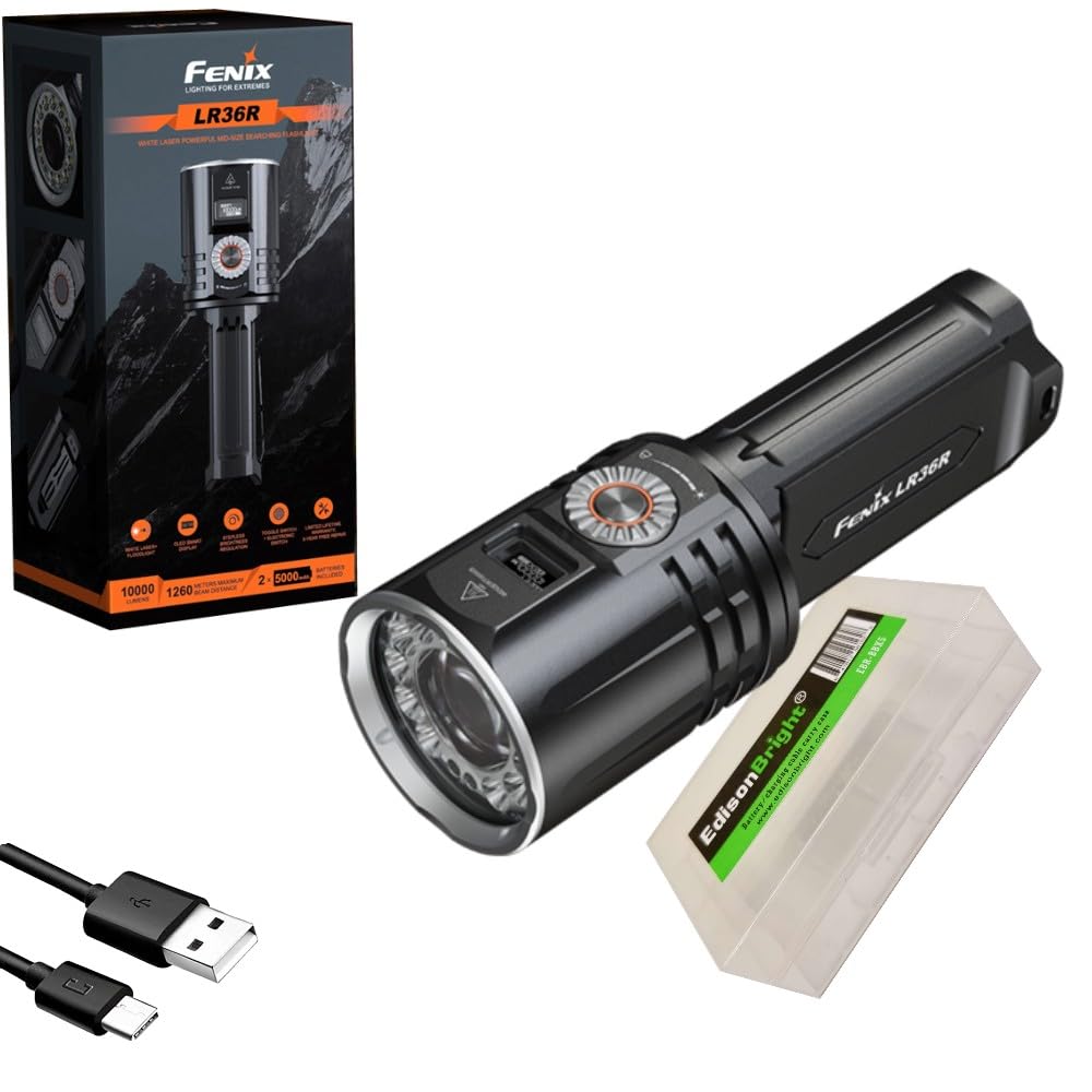 Fenix LR36R 懐中電灯 10000ルーメン Fenix LR36R White Laser Flashlight with 10,000 Lumen
